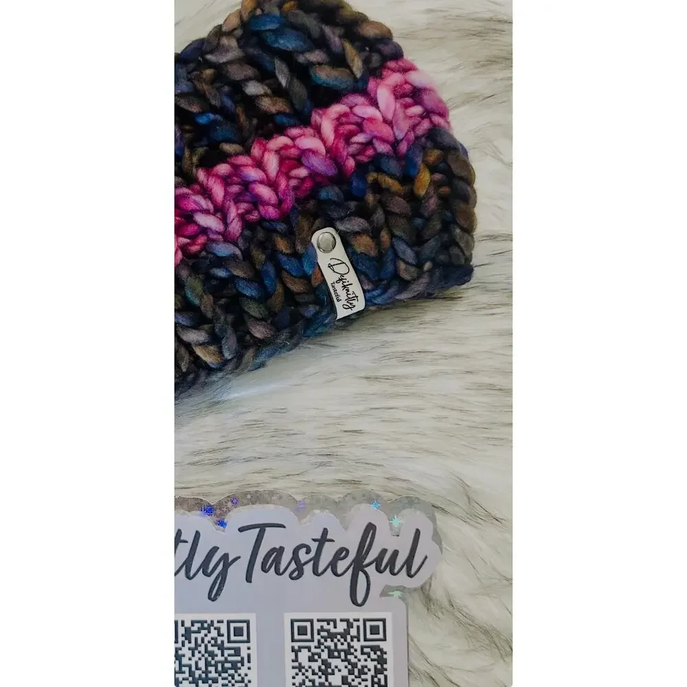 Hand Knit Around the Bend Merino Wool Headband - Winter Ear Warmer